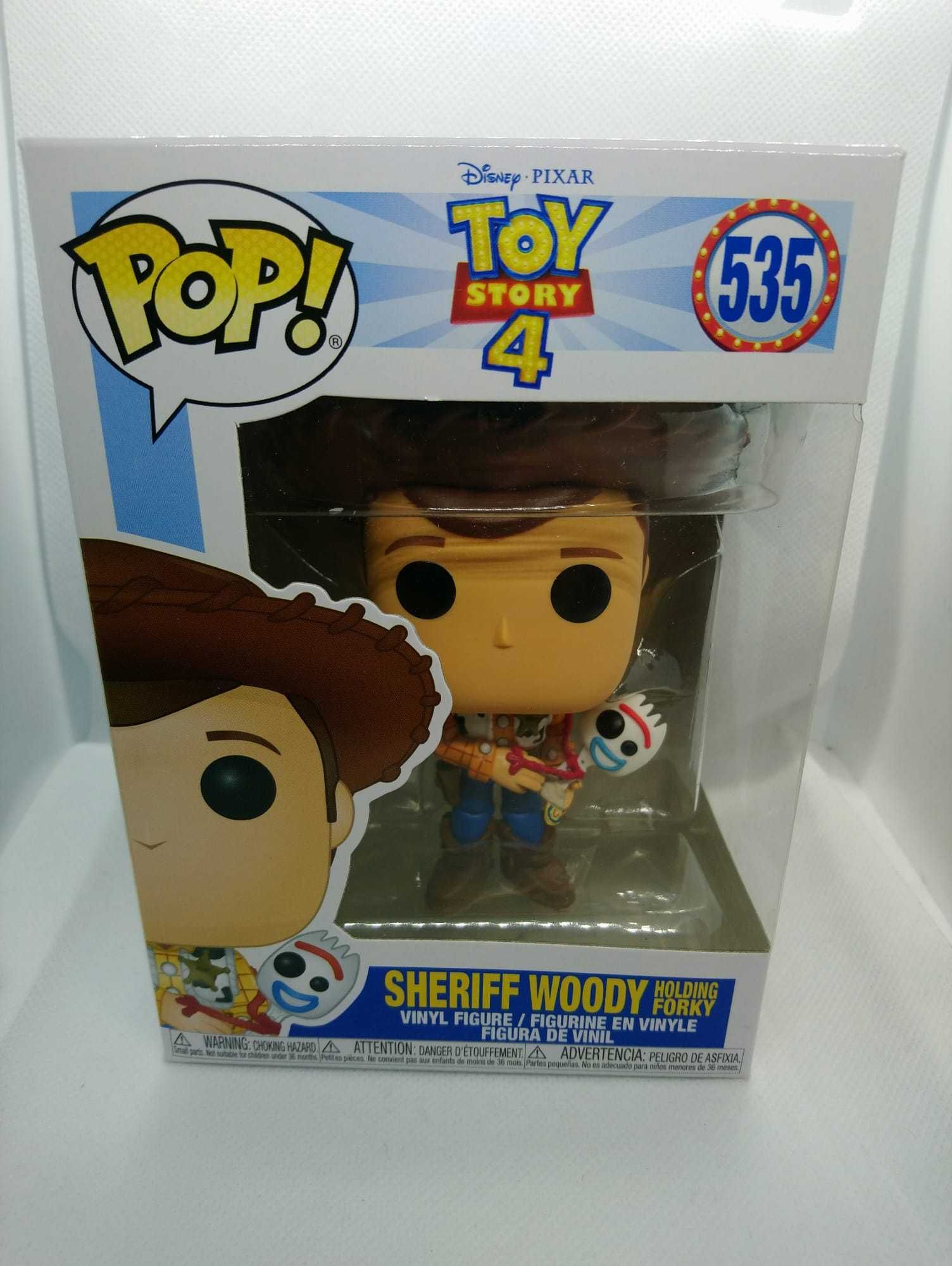 Funko Pop Disney Toy Story 4 Woody Holding Forky 535