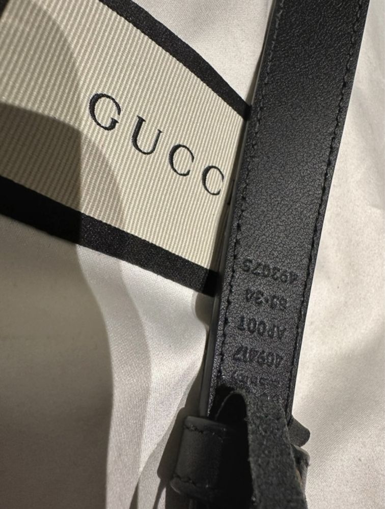 Pasek Gucci czarny