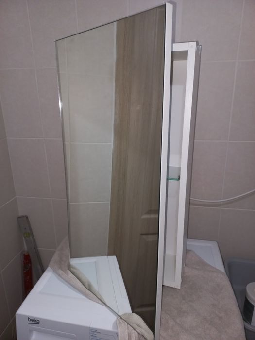 Шафа дзеркальна для ваної кімнати ! В подарунок полка 2-х ярусна !!