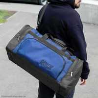 Дорожная спортивная сумка Nike на 60 литров синяя Большая