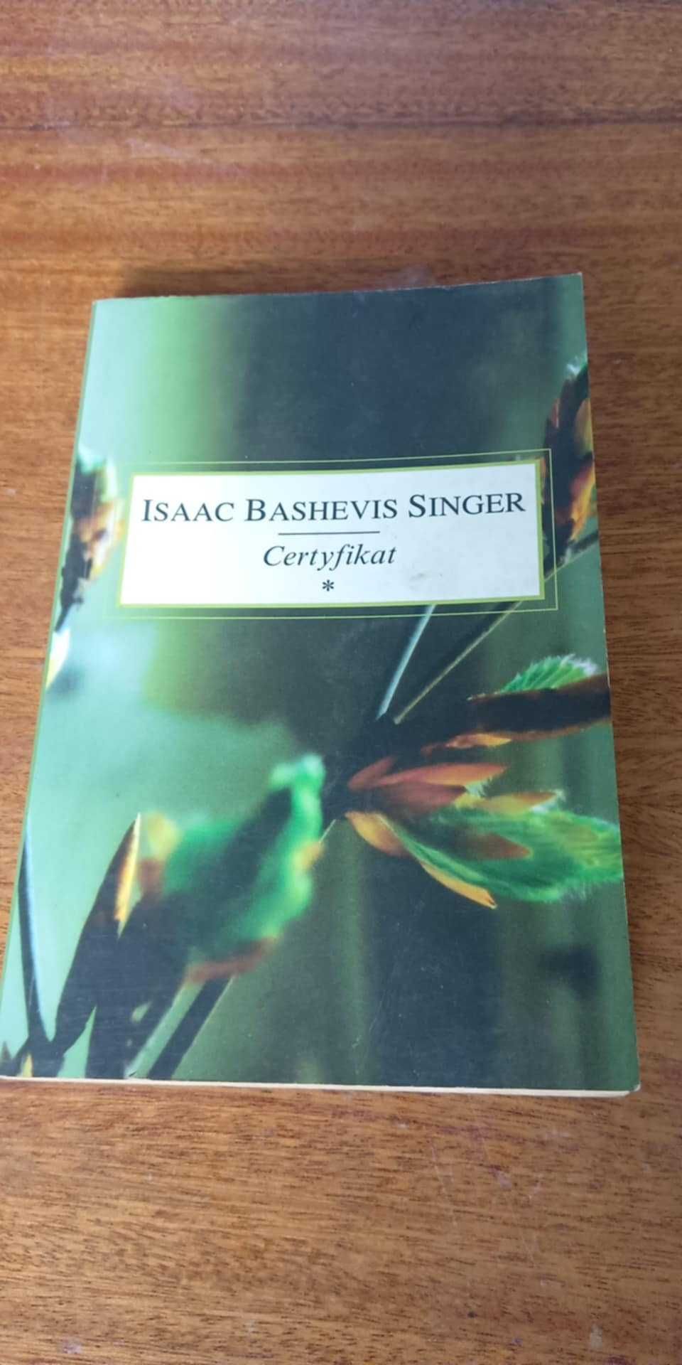 Isaac Bashevis Singer Certyfikat