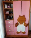 Quarto completo de menina de pinho maciço em excelentes condições