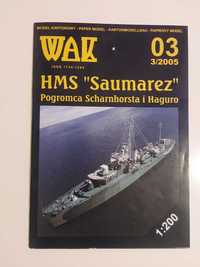 HMS Saumarez - wyd. WAK - skala 1:200