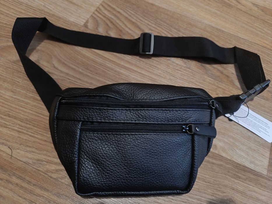 Бананка Сумка чоловіча шкіряна