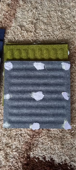 Panele filcowe 30x30 w 3 kolory 16 sztuk