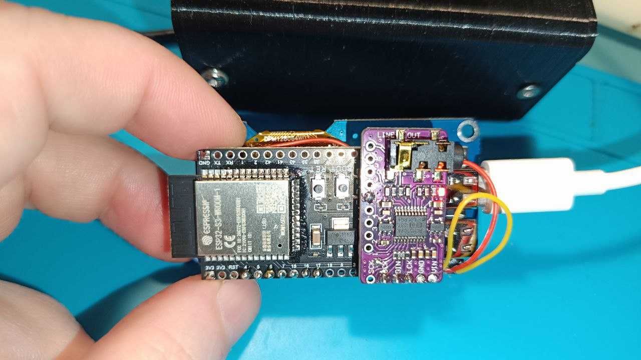 Интернет радио. Ё-радио ESP32-S3. LED Дисплей 1.3 дюйма. Энкодер и ДУ.