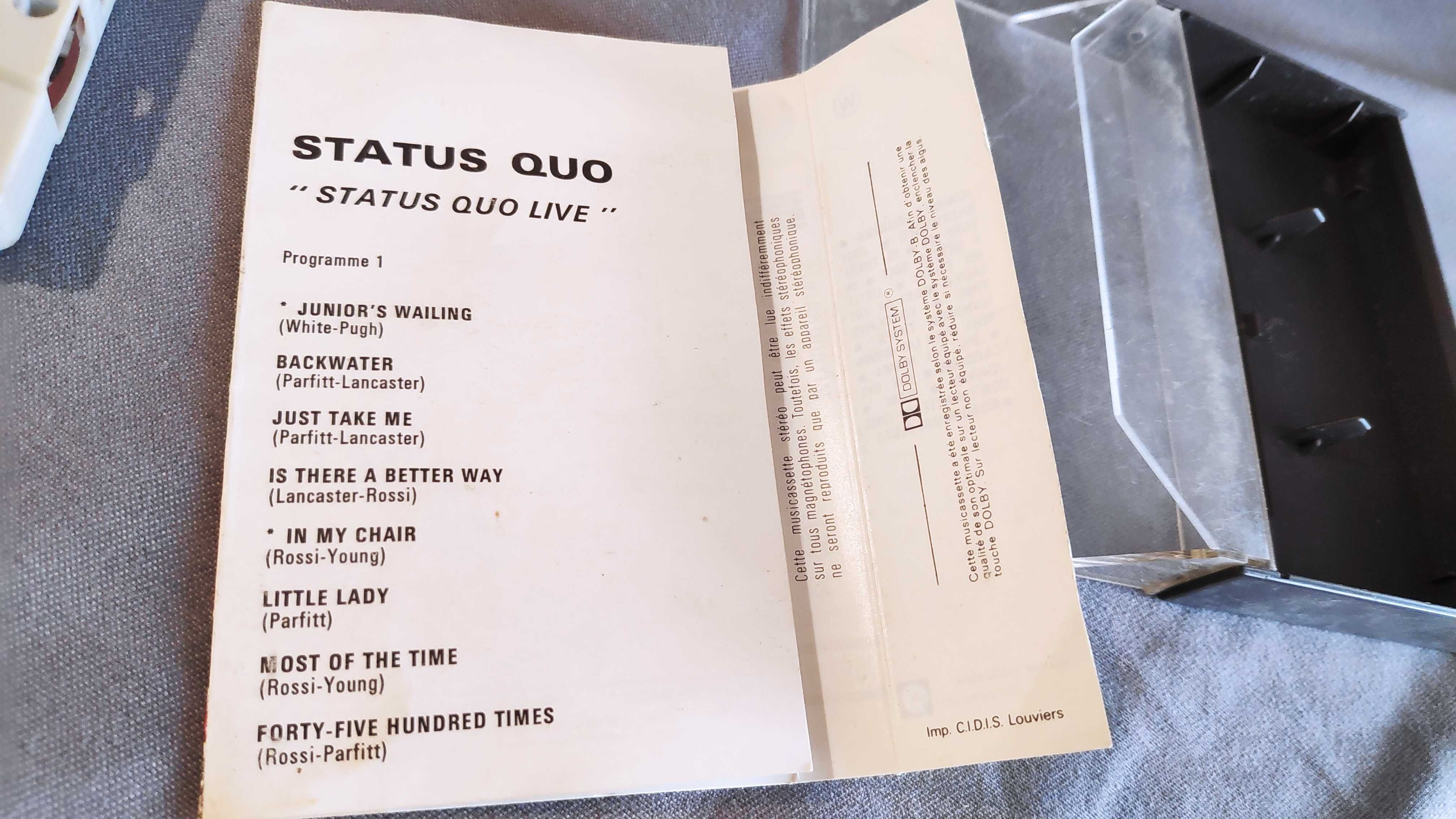 Status Quo Live kaseta