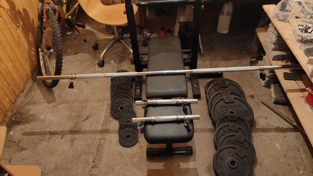 Zestaw domowy do ćwiczeń siłownia domyos okazja!