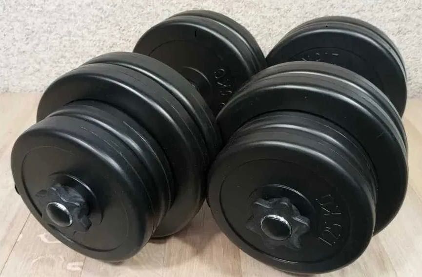 ЦІНА ВІД ВИРОБНИКА гантелі розбірні комплект 32 кг