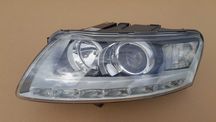 Lewa lampa przednia Bixenon LED reflektor przód AUDI A6 C6 LIFT Europa
