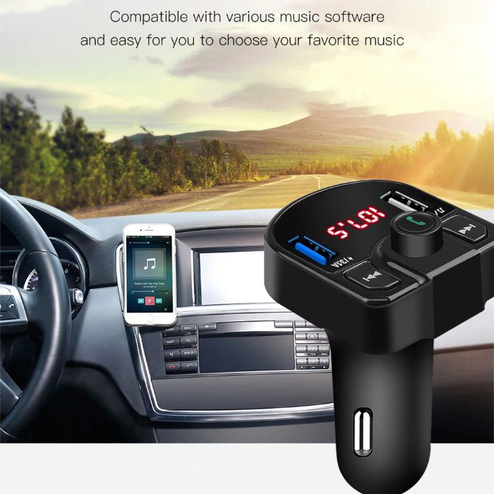 Transmissor FM bluetooth