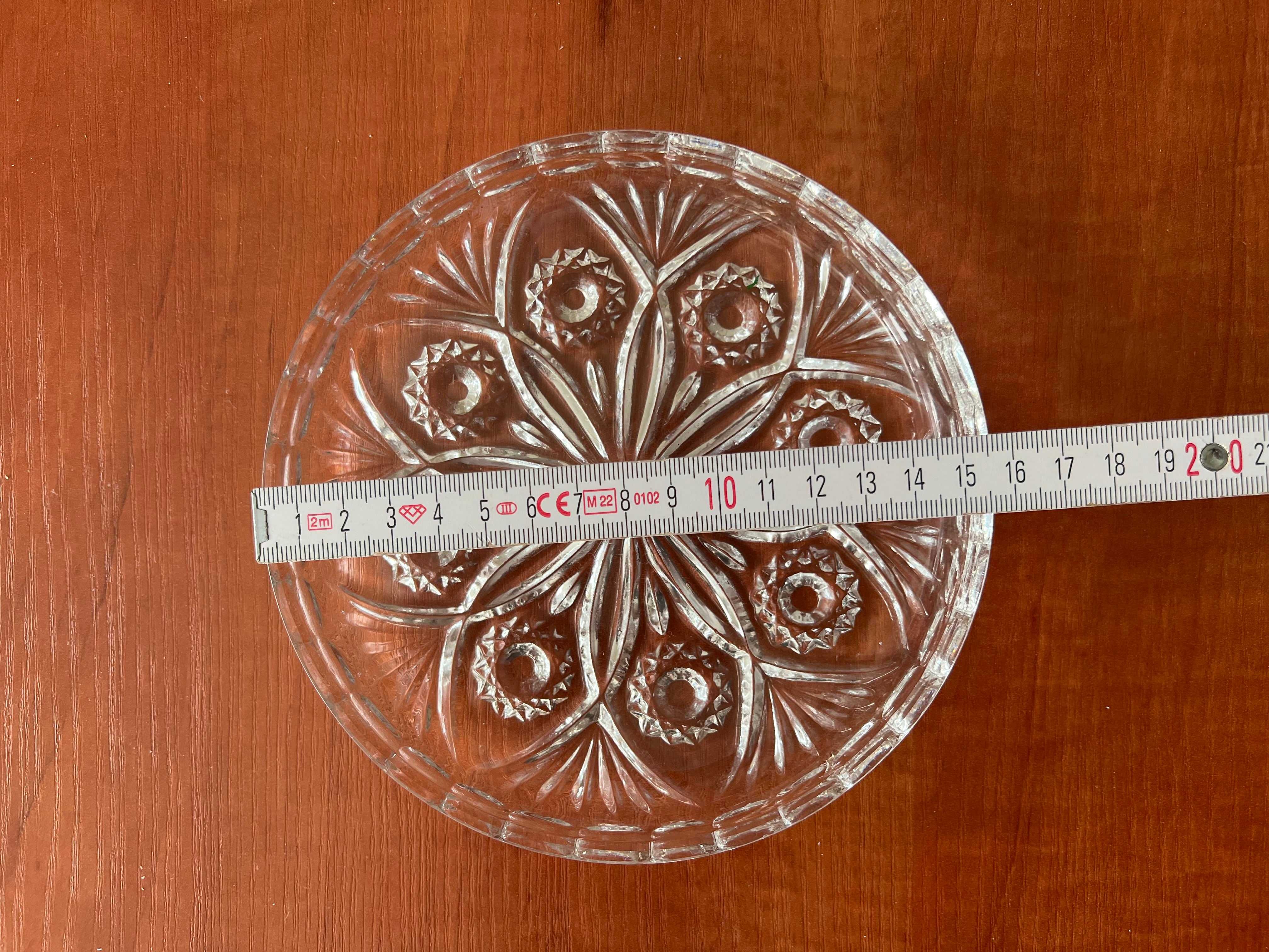 Kryształowy mały talerz 15,5 cm