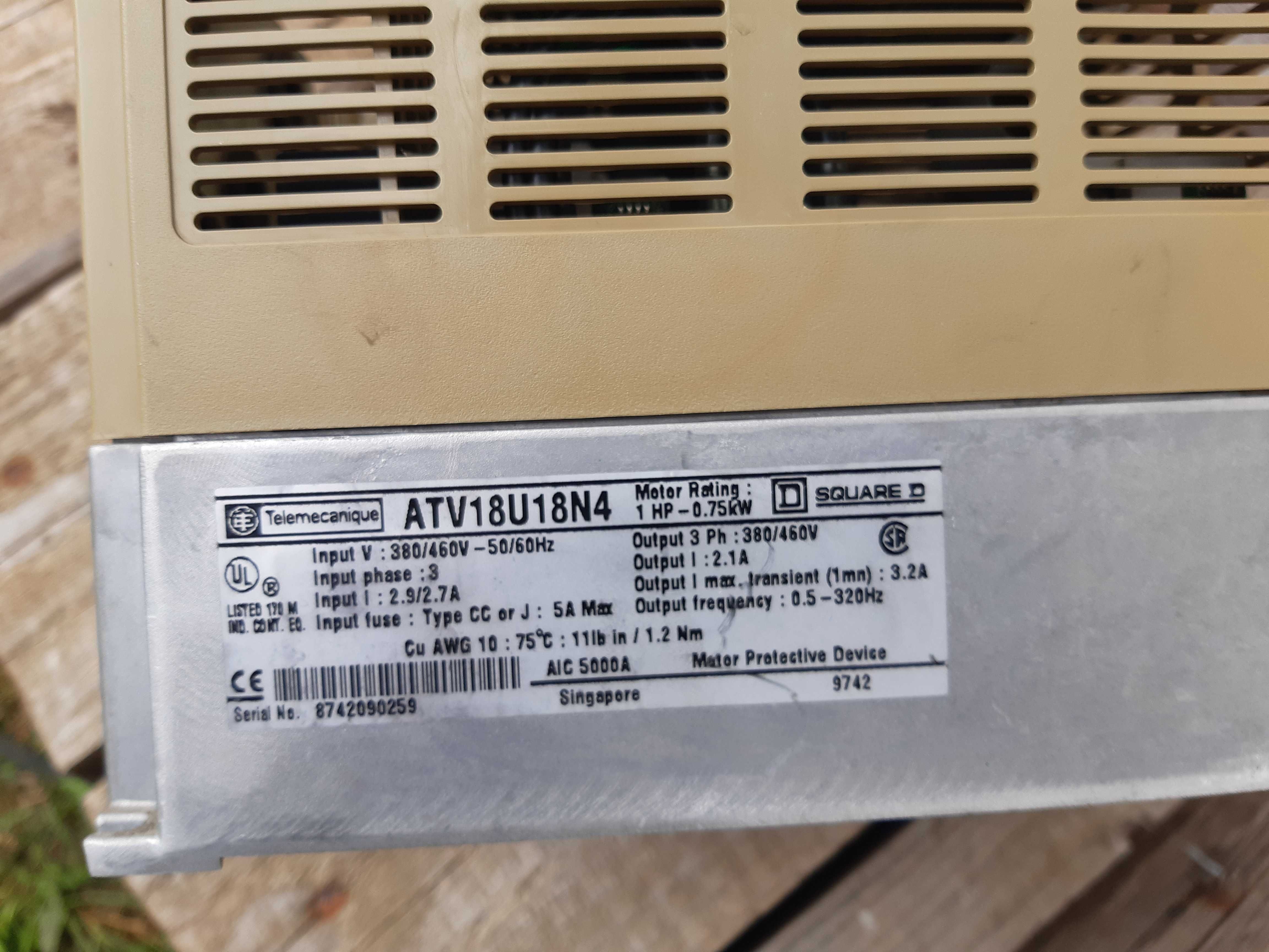 falownik  ALTIVAR 18 0,75kW