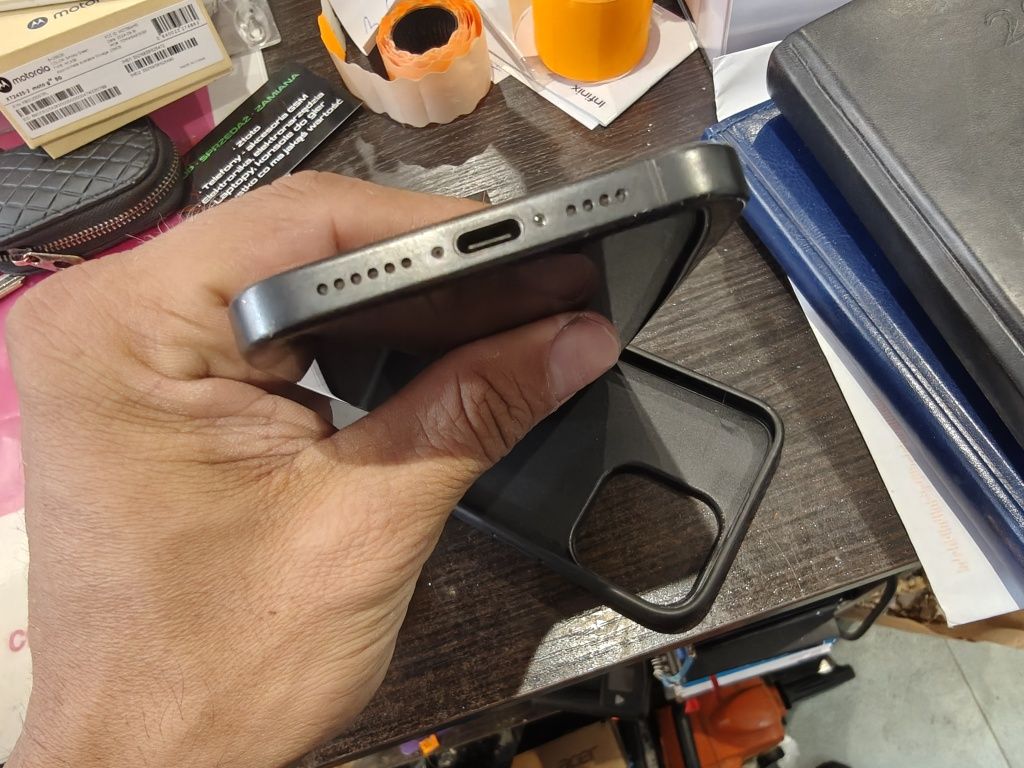 iPhone 15 Pro Max 256gb 100% baterii.. Titanium Black.. PAT-KOM