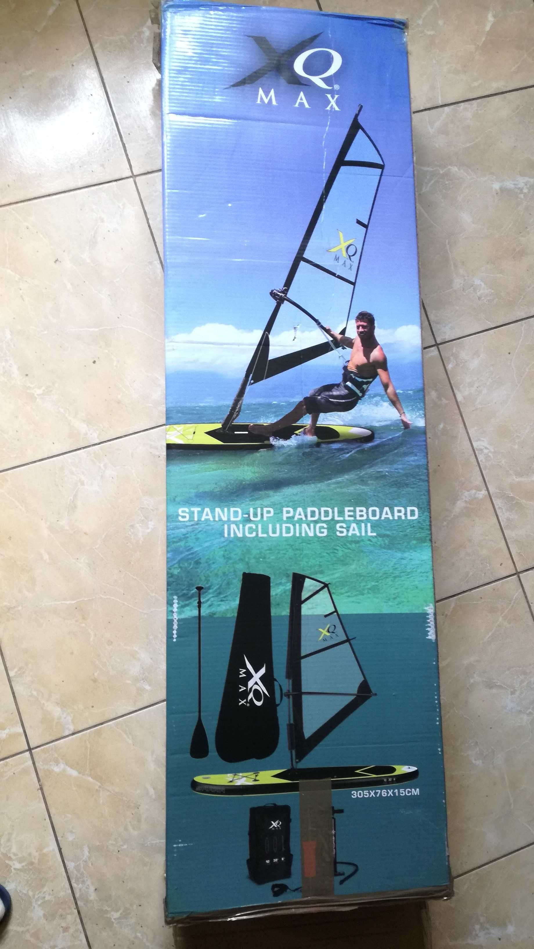 Надувная Доска Для Серфинга XQ Max SUP  , комплект С Парусом