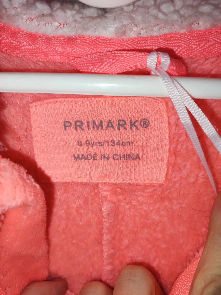 PRIMARK kombinezon onesie flaming, strój, piżama, przebranie r. 134