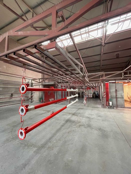 Malarnia proszkowa - linia lakiernicza Vismont 2017 r., Toruń