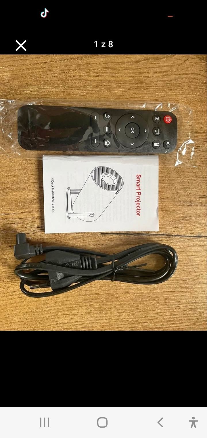Projektor wifi z pilotem