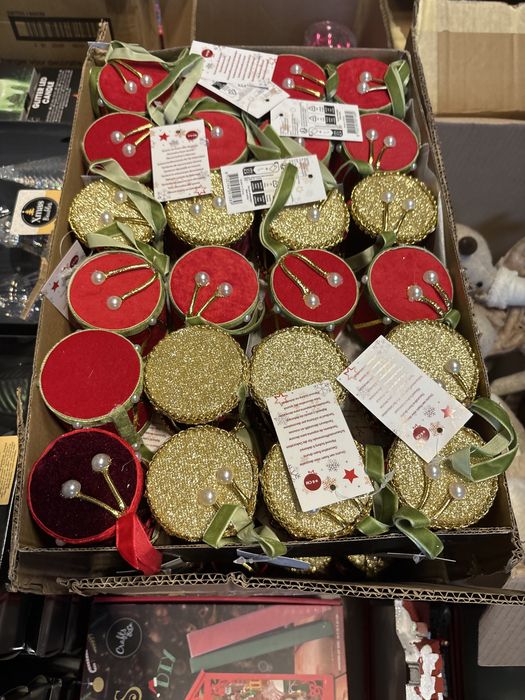 Bębenki na choinke ozdoby nowe.