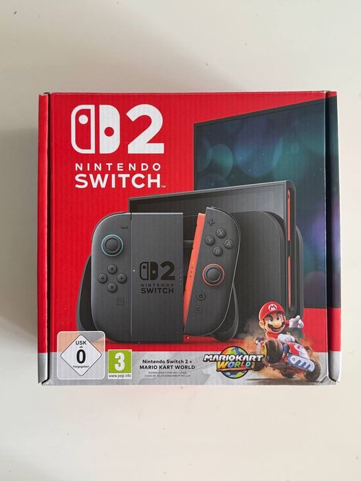 Nintendo Switch 2 z grą Mario Kart NOWA!