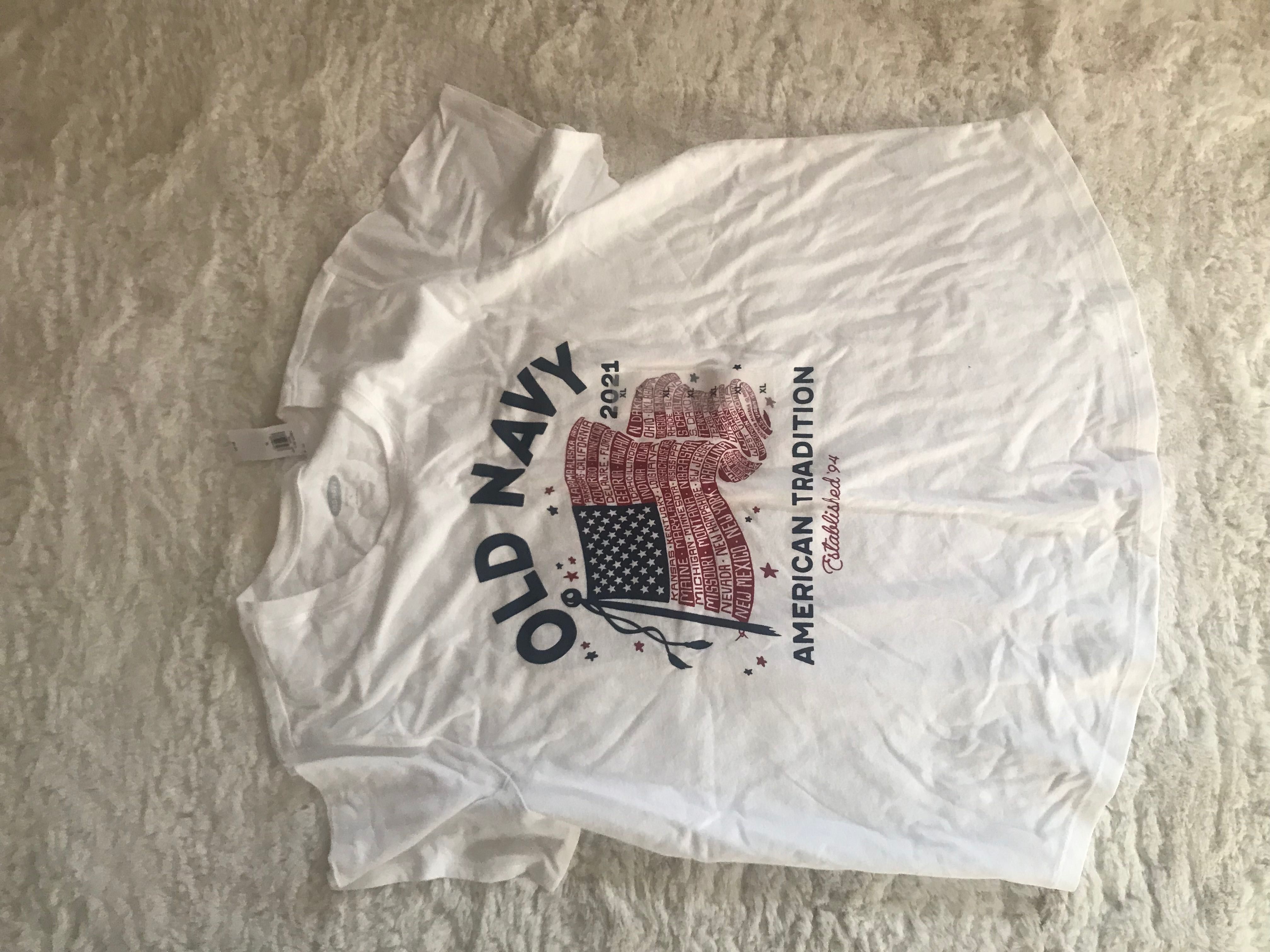 Tshirt usa nowy xl old navy