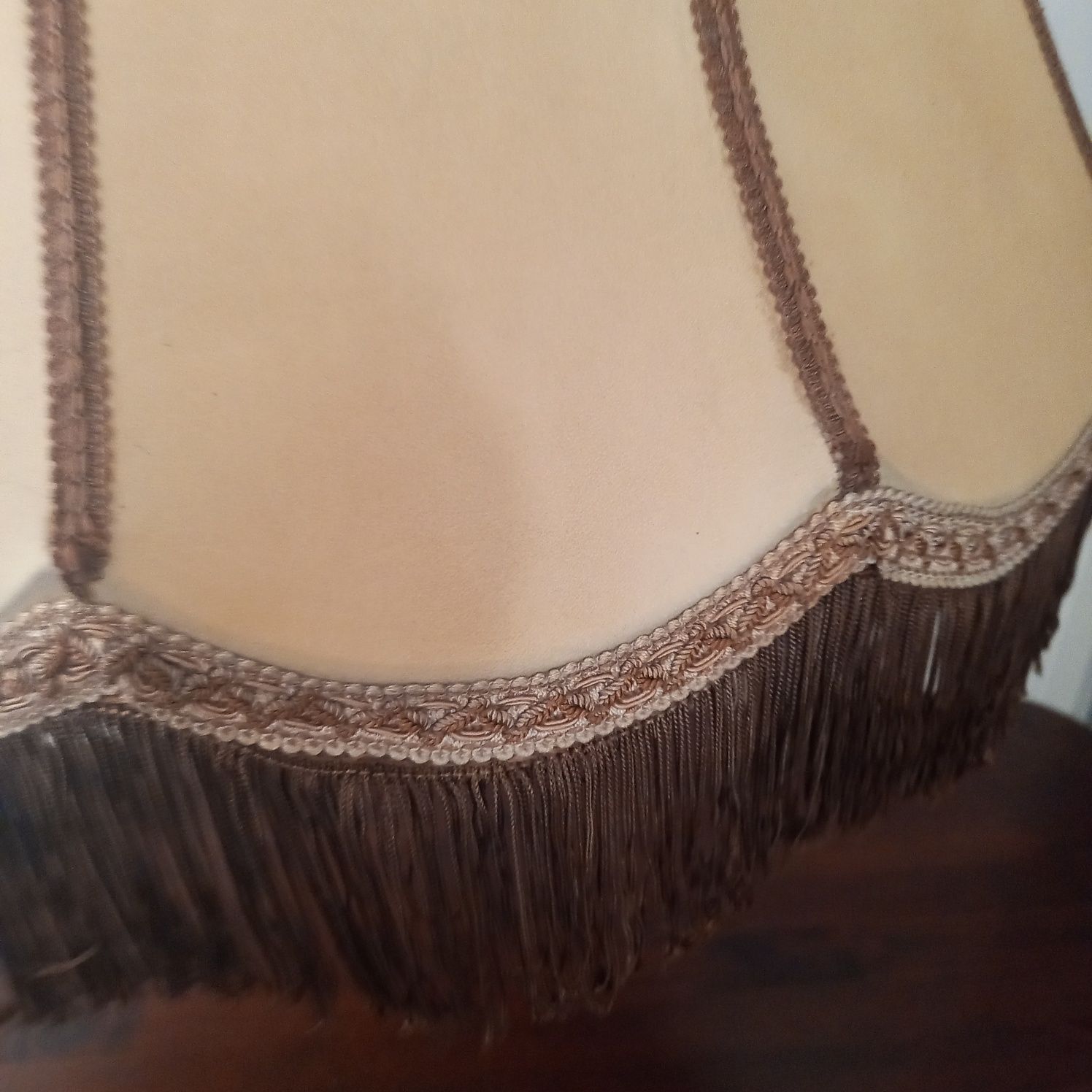 Duży stary prl abażur klosz do lampy stojącej  vintage