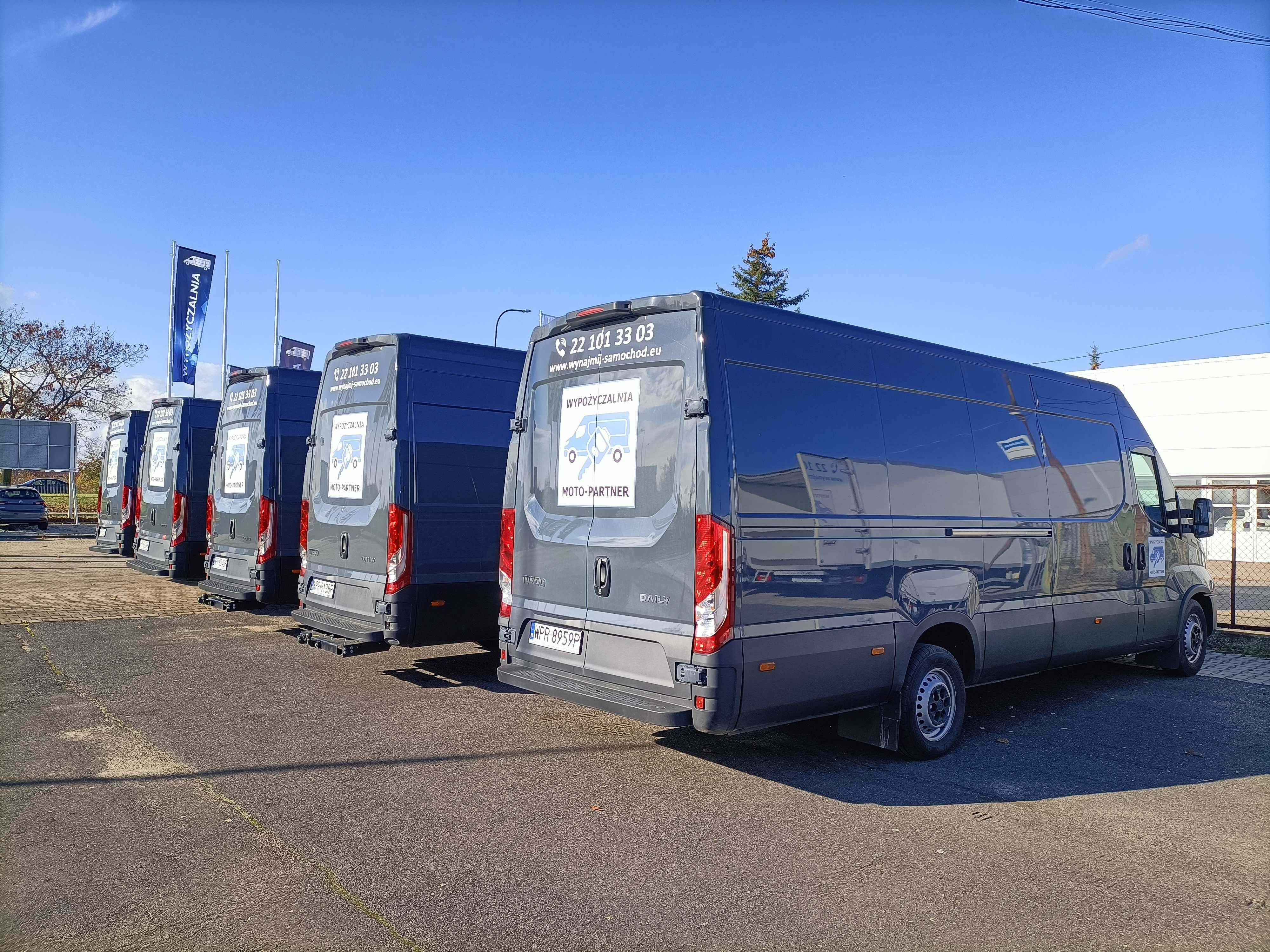 Wynajem busów Iveco Daily AUTOMAT Furgon/Blaszak/Bus/ LEGNICA