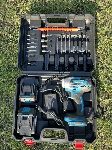 Акумуляторний гайковерт Makita 48/6AP-350UBL+ набір