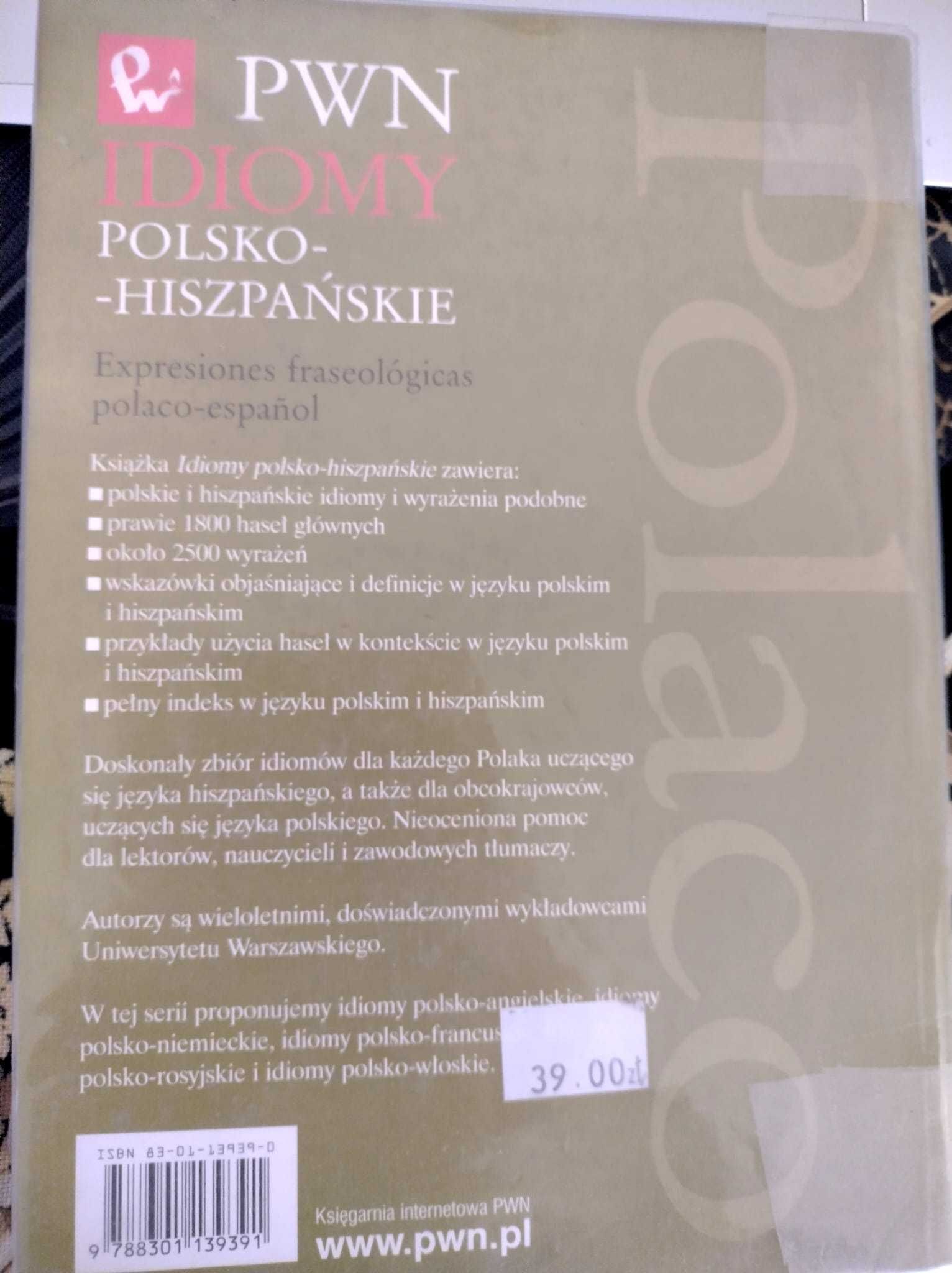 PWN  Idiomy polsko-hiszpańskie