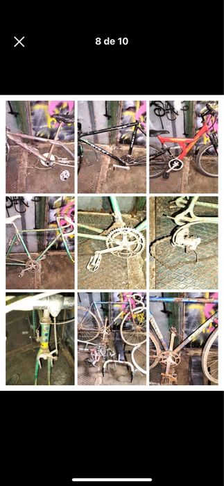 Lote bicicletas corrida raleigh chopper pasteleiras bmx gt