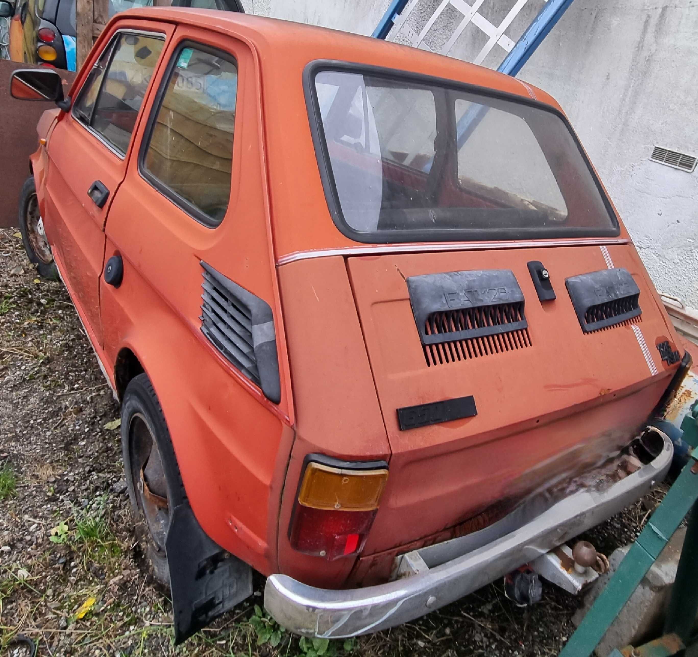 Fiat 126P 1979 rok-w chromach i na cytrynkach