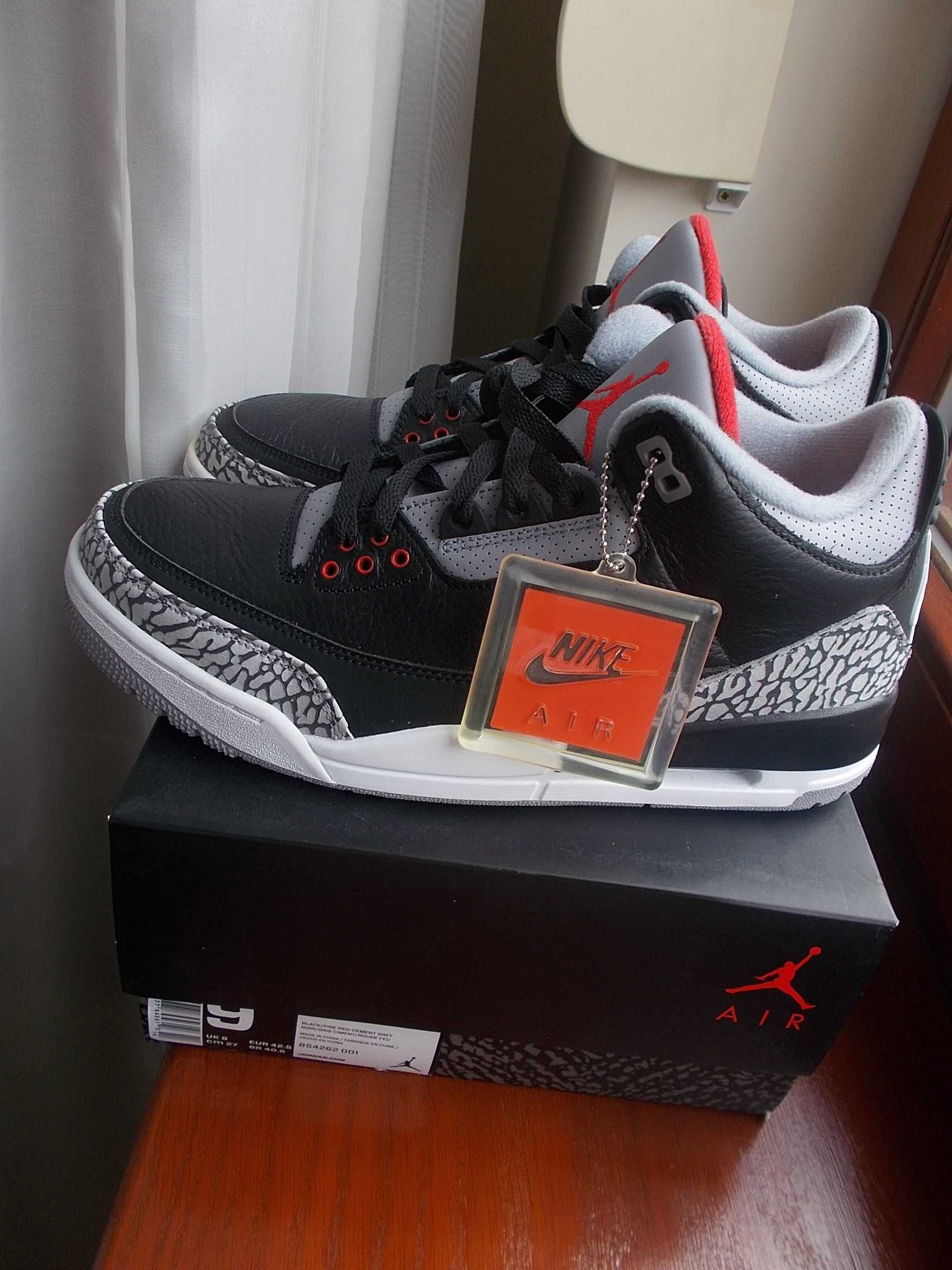 (roz. 42,5- 27 cm) Nike Air JORDAN 3 Retro OG Black Cement 854262,-001