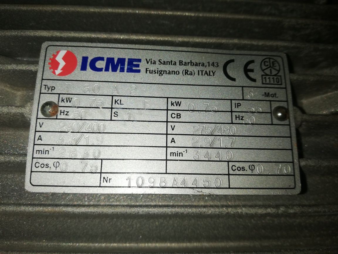 Motor eléctrico ICME T80A2