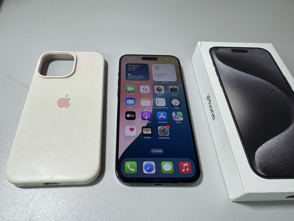 Iphone 15 Pro Max 256GB/Gwarancja/Bateria 87% /Wroclaw sklep/Gratisy!