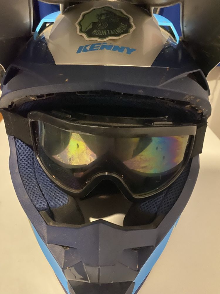 Capacete de mota ou btt
