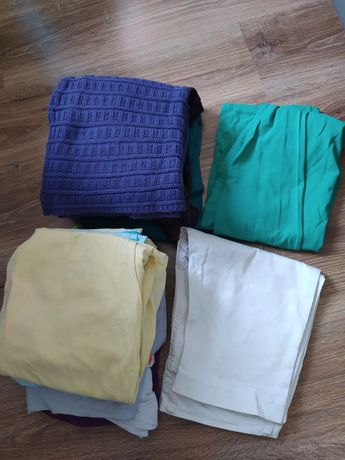 Paczka ubrań - spodnie, sukienka, bluzki - 15 rzeczy