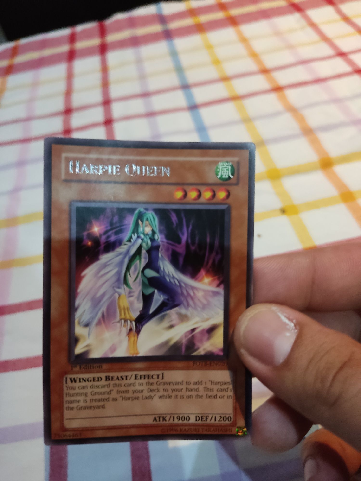 Carta Yu-Gi-Oh Harpie Queen