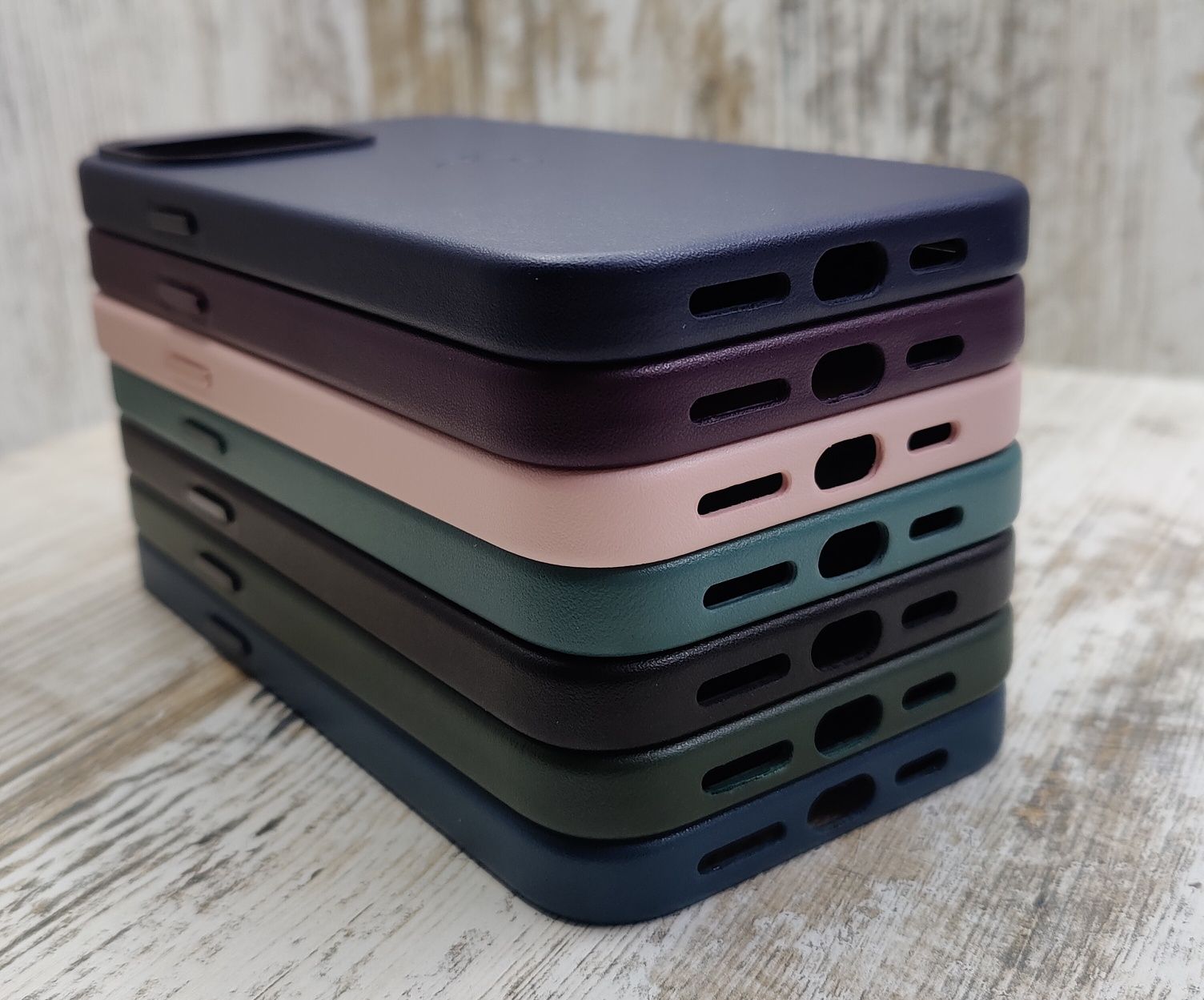 ТОП‼️ Чехол Leather Case MagSafe на iPhone 14 Pro Max