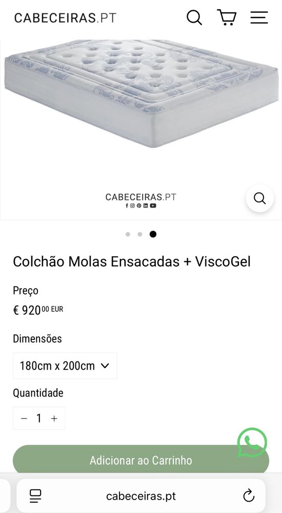 Colchão Durmet Spring Fresh