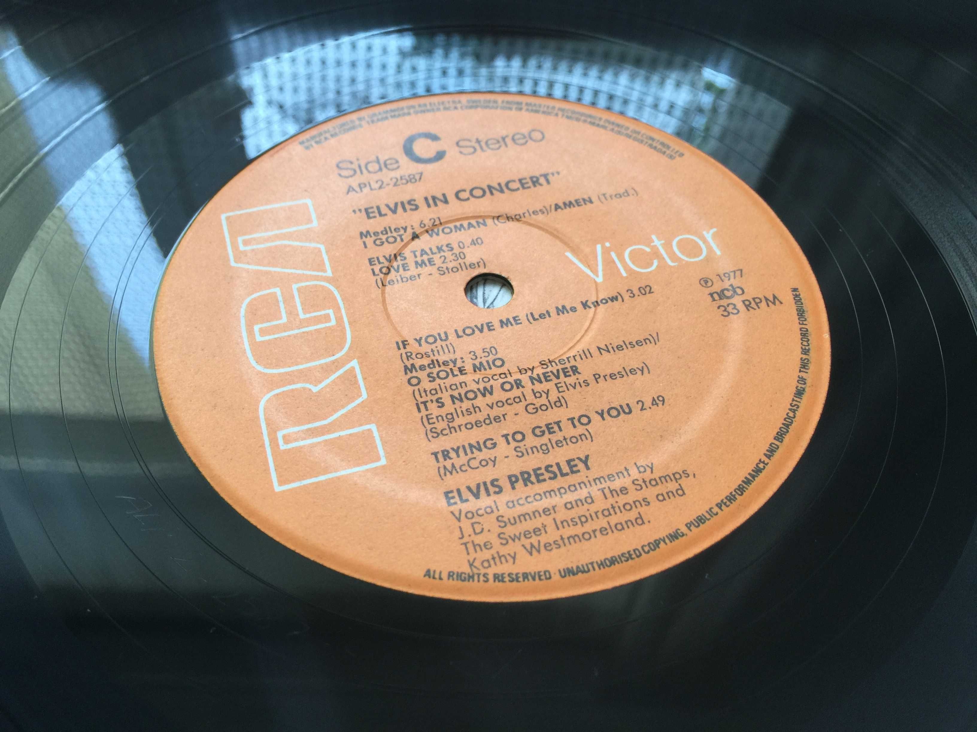 Elvis PRESLEY In Concert CBS-TV 1977 RCA 1-st Press 2 Winyle