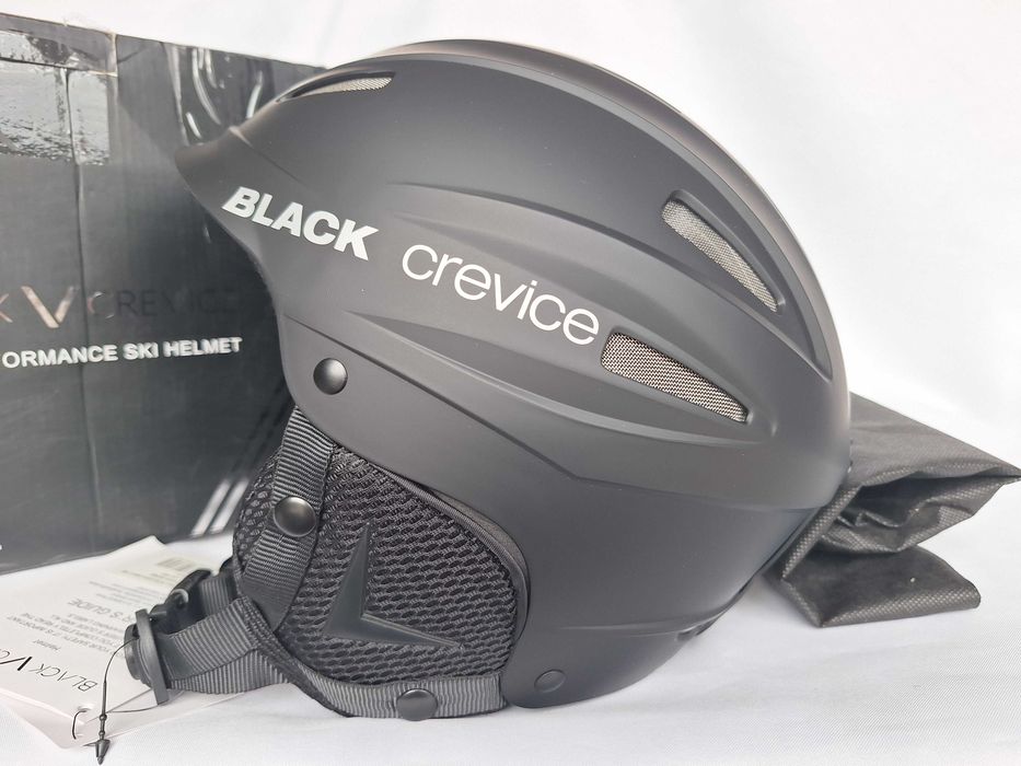 Kask narciarski Black Crevice Ischgl Matt Black L 59-60cm