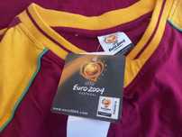 camisola de futebol uefa euro 2004 portugal e nova