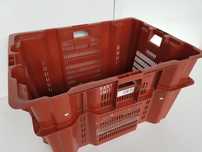 Pojemnik 80x60x44cm Plastikowy Skrzynka Kosz Magazynowy Transportowy