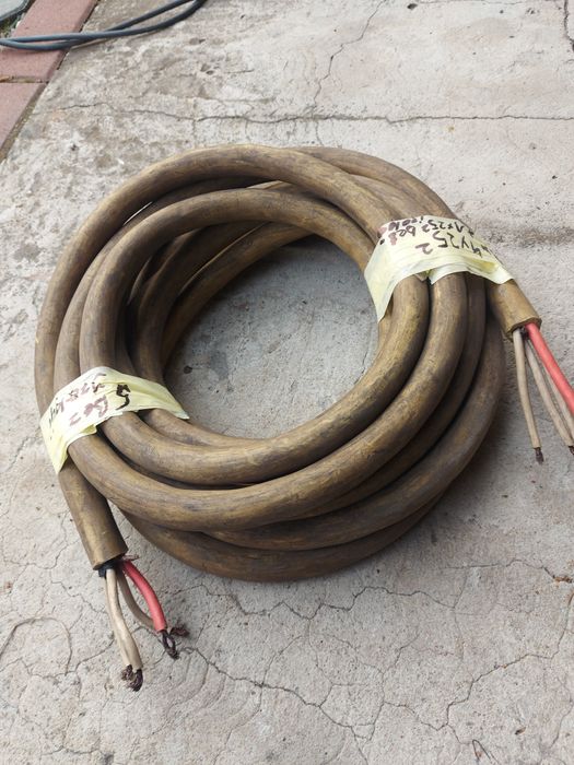 Przewód eletryczny dł. 7m.-5x6mm²-35zł.za1m