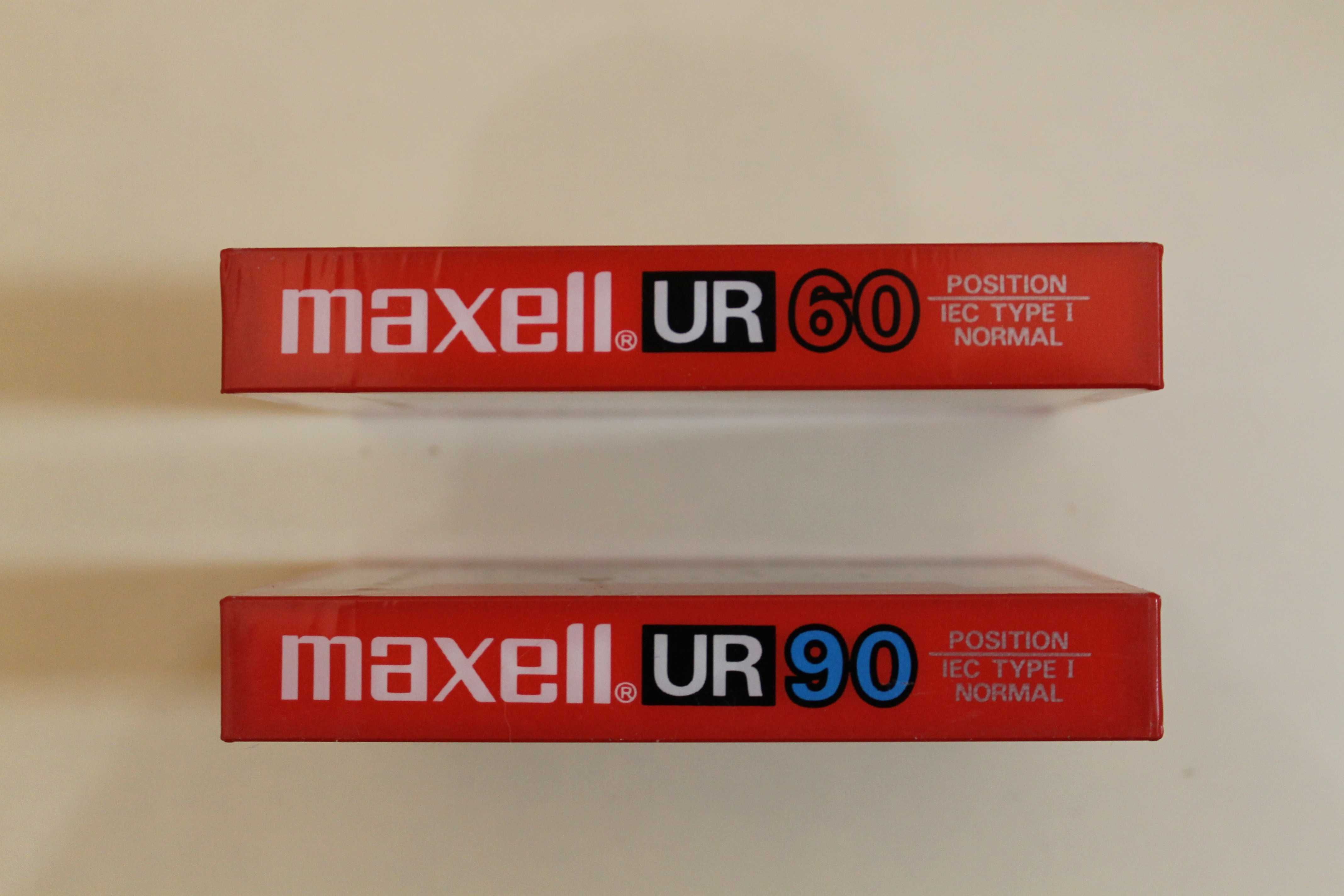 Аудиокассеты Maxcell 60,90 красные, в упаковке