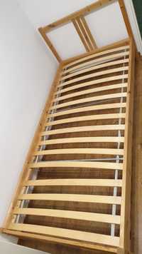 Łóżko sosnowe 90x200 lite drewno
