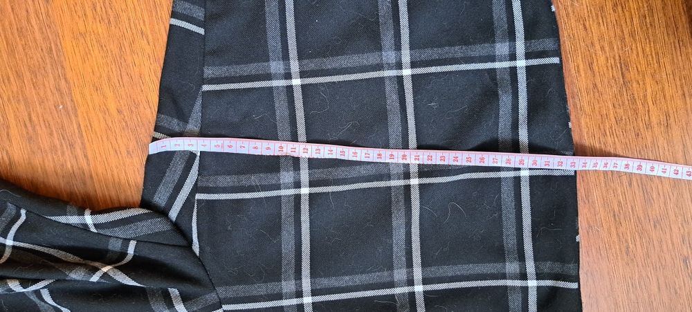 Zara spodnie w kratę r.XL