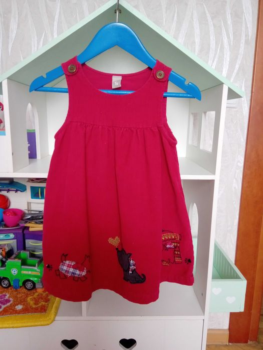 Вельветовий сарафан для дівчинки 2-3 роки.