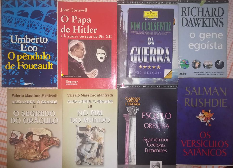 Livros diversos- Rushdie, Eco, Dawkins