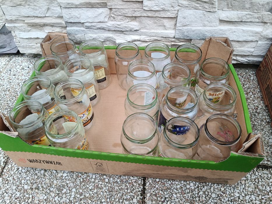 Słoiki na przetwory litrowe 20 sztuk